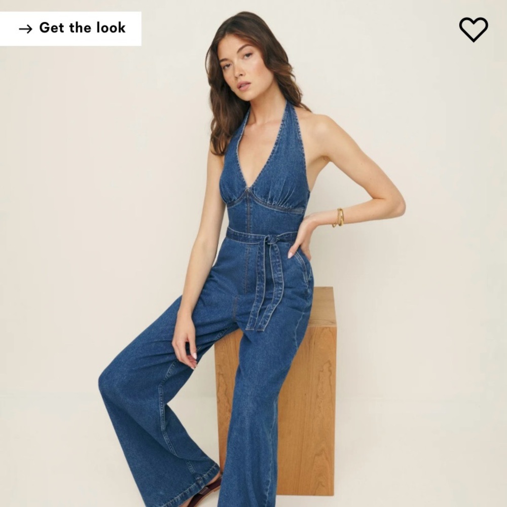 Elena Denim Jumpsuit size 2 new with tags!